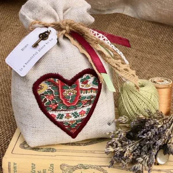 ballotin_lavande_provence_tissu_provencal_bordeau_vert