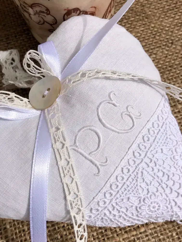 Coeur de lavande blanc nacre – Image 2