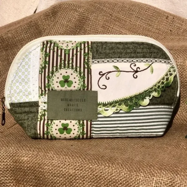 trousse_jour_de_chance_trèfle_patchwork_napperon