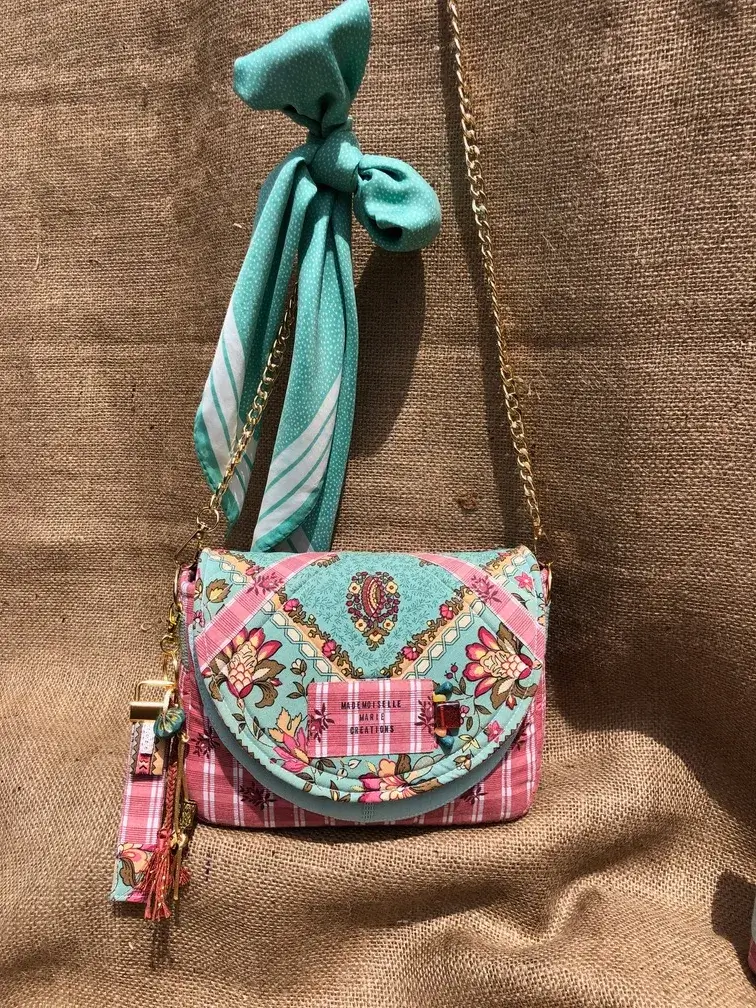 Sac besace à bandoulière indienne acidulée – Image 11