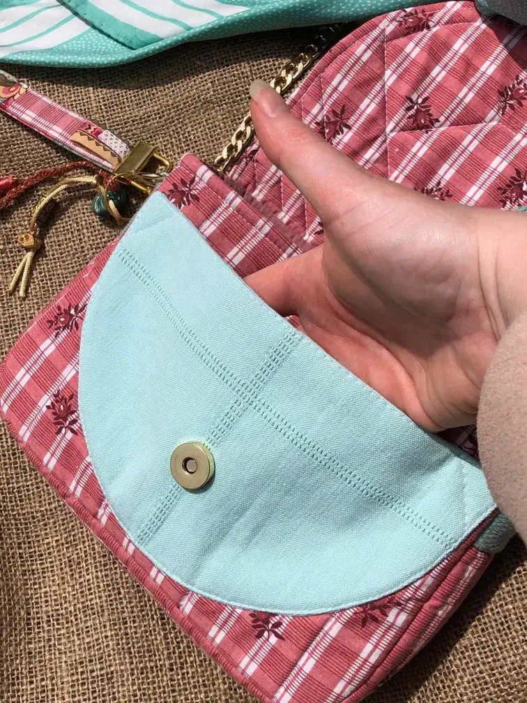 Sac besace à bandoulière indienne acidulée – Image 6