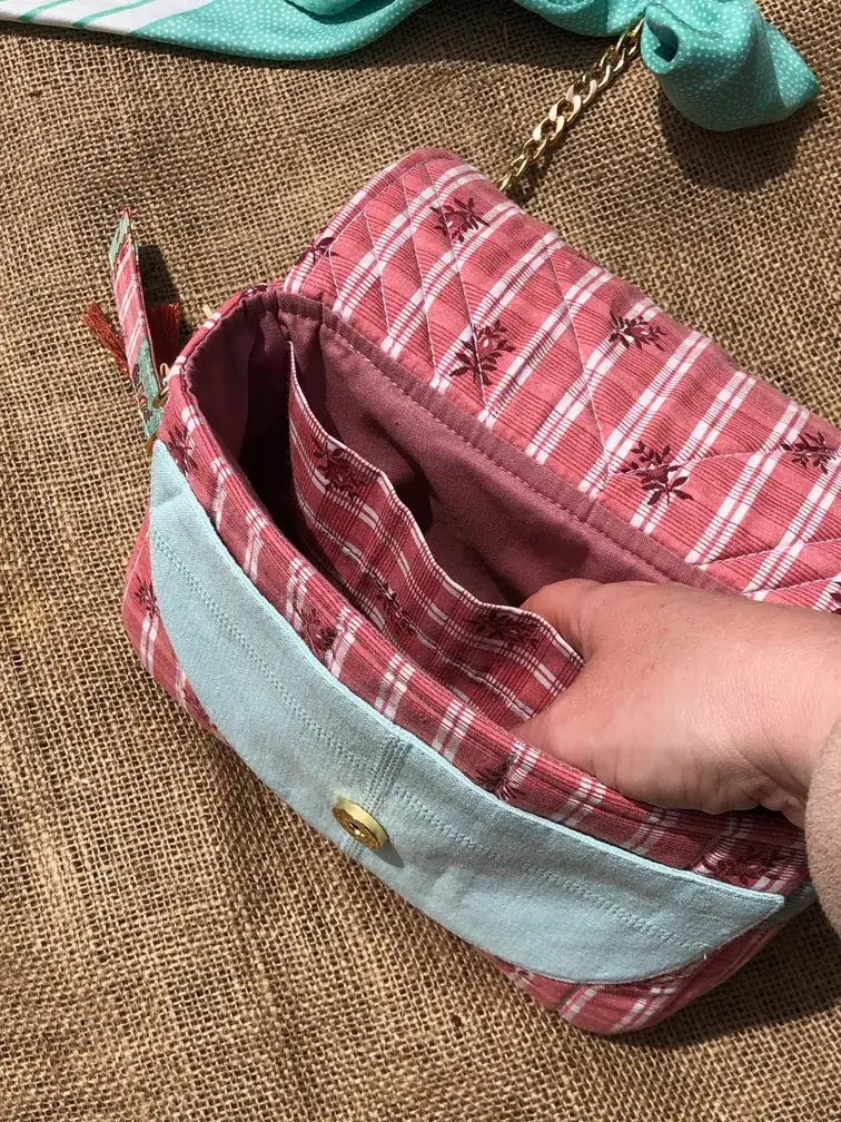 Sac besace à bandoulière indienne acidulée – Image 7
