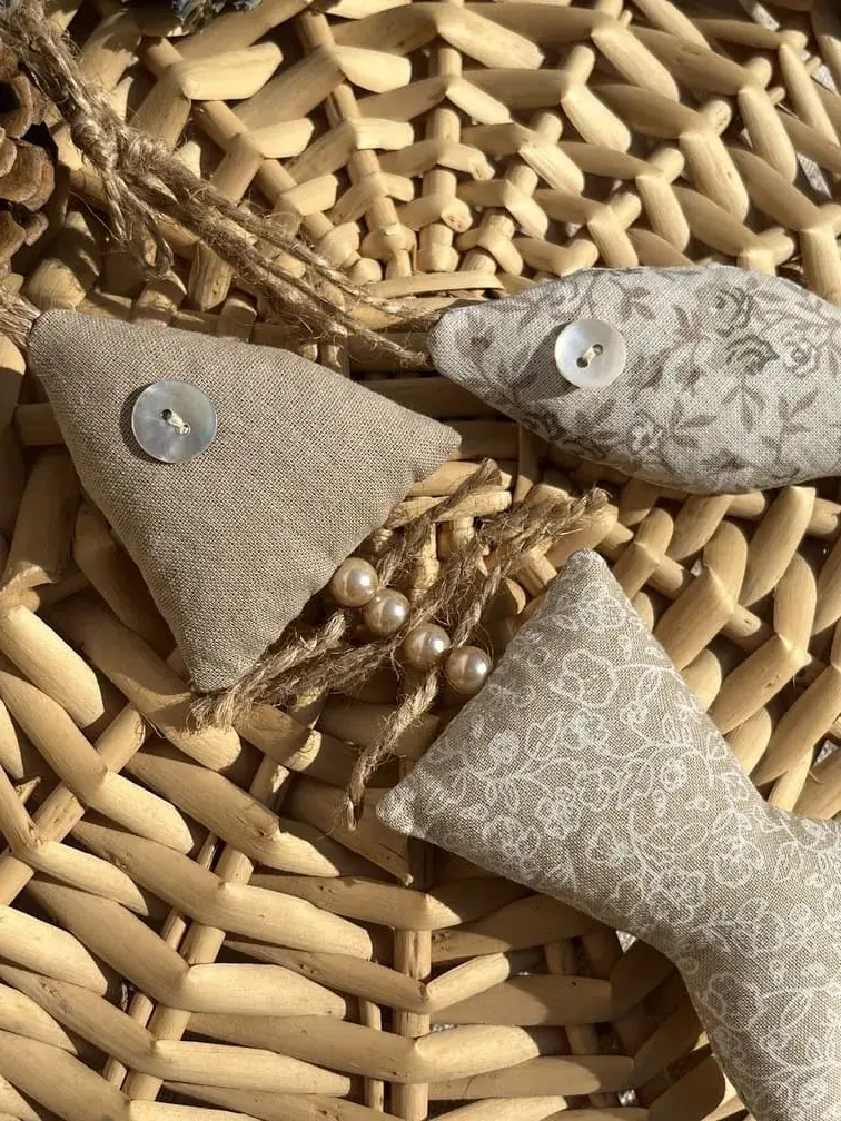sardines_lavande_beige_nacre_gris_decoration_provencale_originale_idee_cadeau